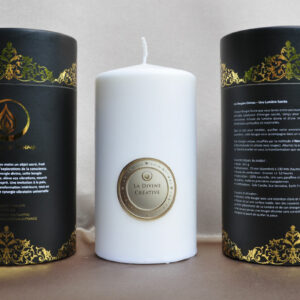Divine Creative Candle illuminating a space of inspiration and free expression