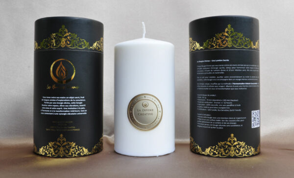 Divine Creative Candle illuminating a space of inspiration and free expression