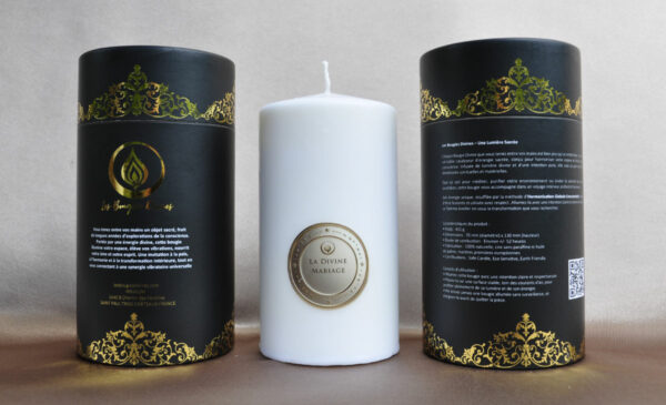 Divine Marriage Candle lighting up a sacred union