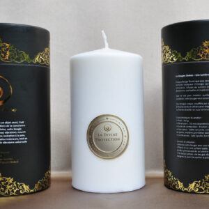 Divine Protection Candle radiating a reassuring light