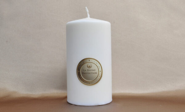 Divine Protection Candle radiating a reassuring light