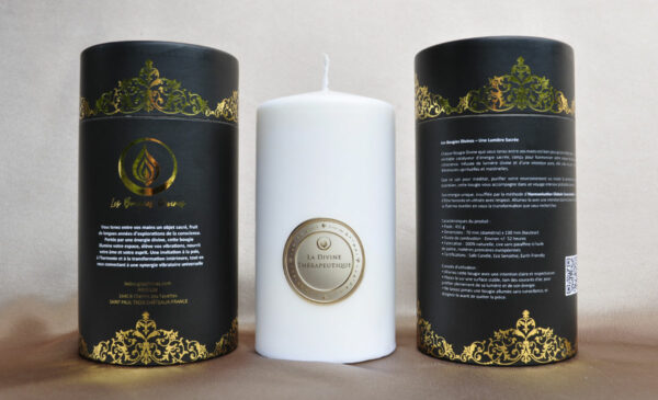 Divine Therapeutic Candle radiating healing and harmonious energy
