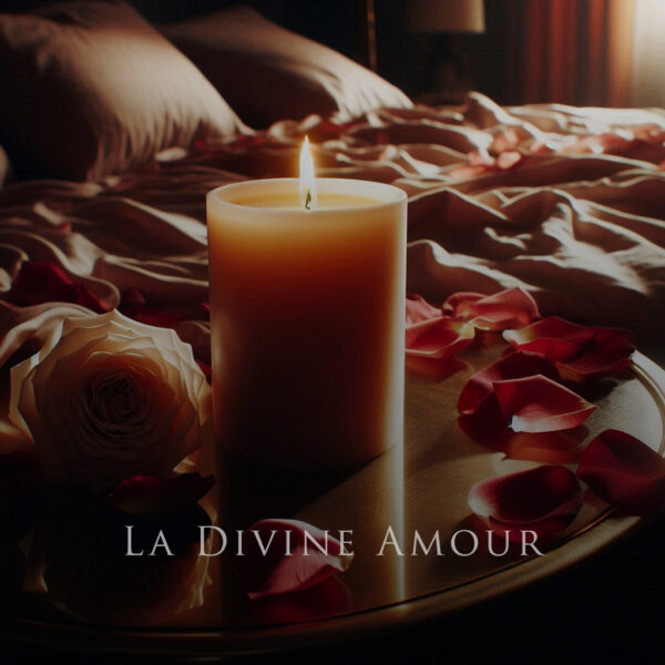 Bougie Divine Amour : énergie de l'amour charnel et spirituel pour renforcer votre connexion intime et passionnée.