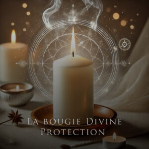 La bougie Divine Protection pour purification énergétique